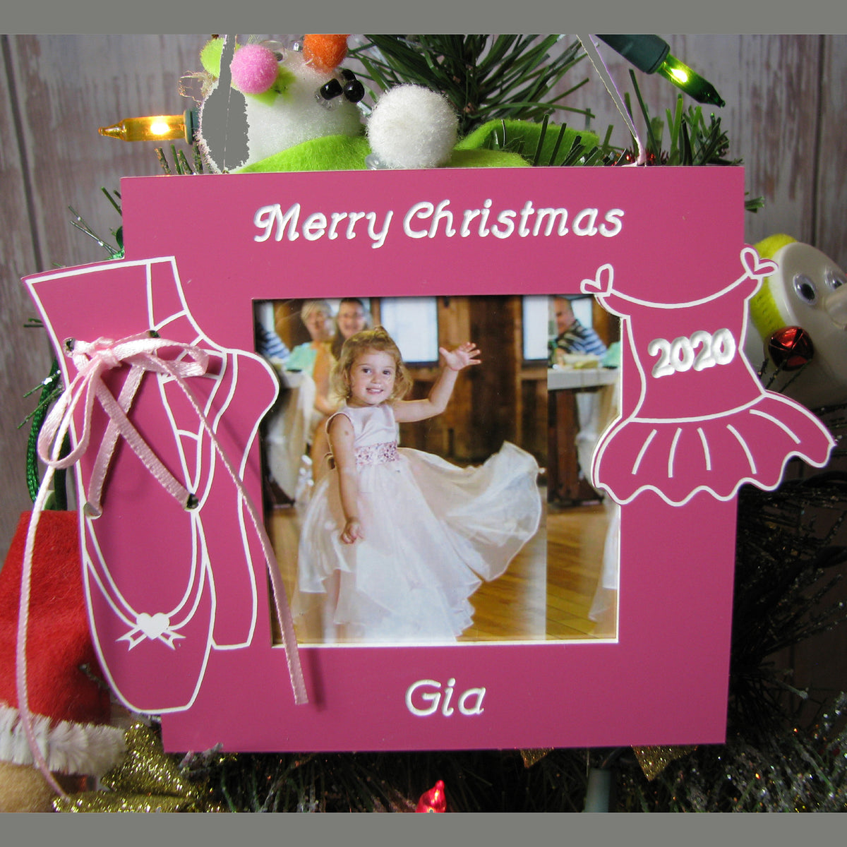 Personalized Ballerina Photo Ornament - Ballet Keepsake Gift