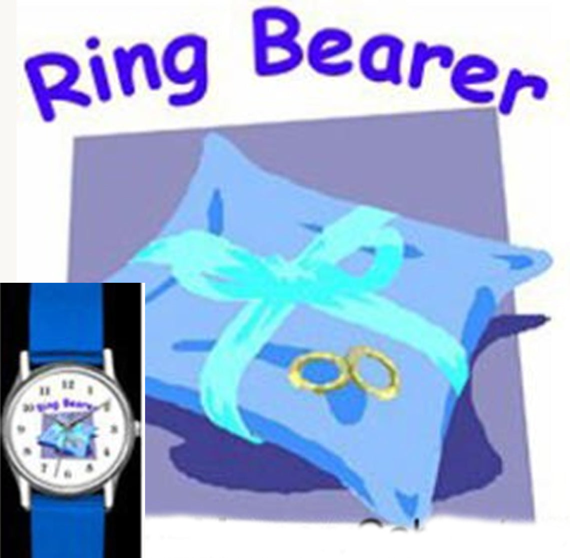 Personalized Ring Bearer Watch – Engraved Wedding Party Gift